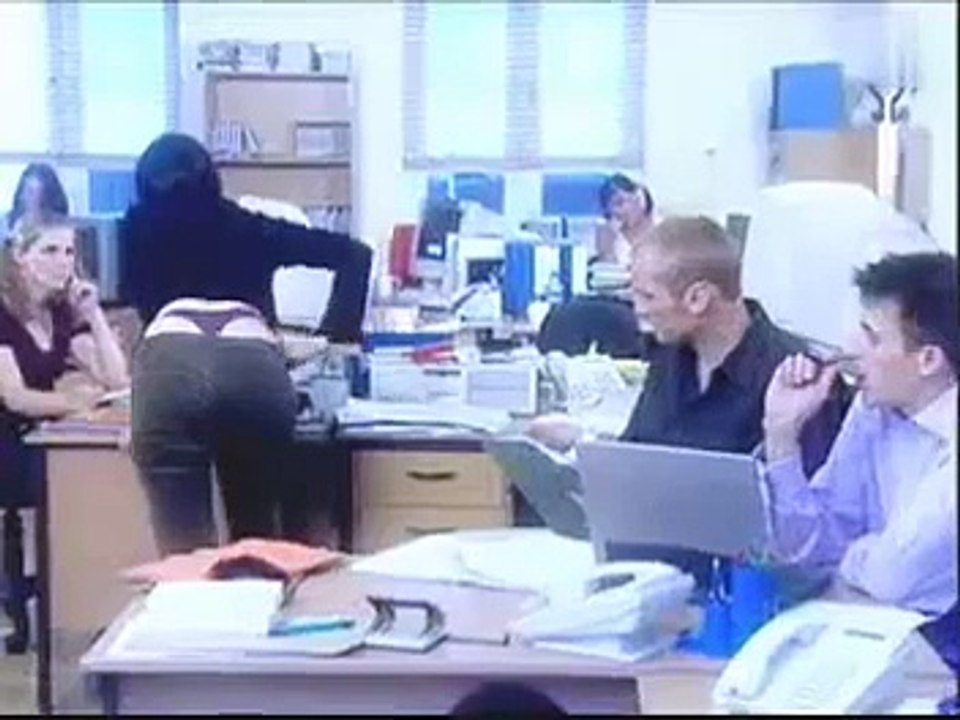 Thong Show Off In Work Office