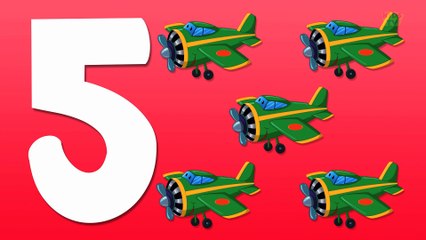 Airplanes Numbers   Learn numbers from 1 to 10