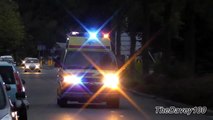 Brandweer, politie en ambulance met spoed naar REANIMATIE Rozenburg Zh   Spoed terug