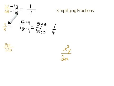 Simplifying Fractions