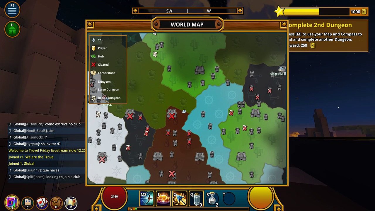 Trove volcano party