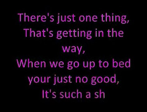 Lily Allen - Not Fair (It's Not Me, It's You)