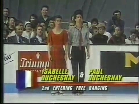 Duchesnay & Duchesnay (FRA) - 1991 World Figure Skating Championships, Free Dance