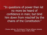 Separation of Powers -Principles of Federalism