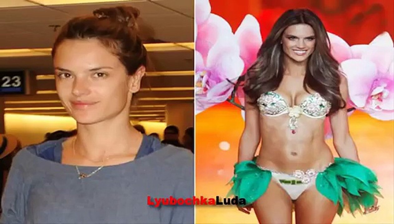 Oops 30 Supermodels With and Without Makeup