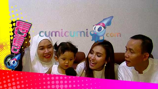 Bilqis dan Shaheer di Lebaran Ayu Ting Ting - Cumicam 20 Juli 2015