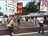 STREET PREACHER LOVES THE FILTHY SODOMITES AT ST PETE PRIDE