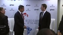 Presidente Ollanta Humala sostuvo reunión con Mark Zuckerberg