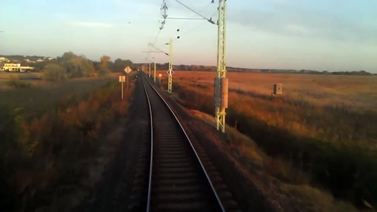 Führerstandsmitfahrt /Cab Ride/ Neusiedl am See - Pamhagen (Time Lapse)