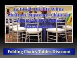 Get High Quality White Chiavari 'Supreme Chairs at folding-chairs-tables-discount