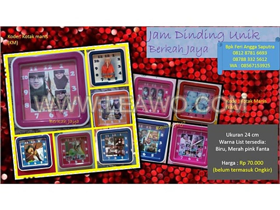 0856 7153 925 (Isat) | Jam Dinding Murah, Jam Dinding Foto, Jam Dinding Unik