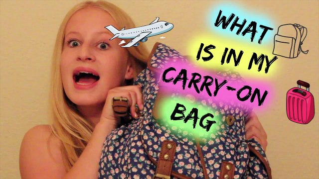 ✈What Is In My Carry-On Bag | Travel Essentials✈