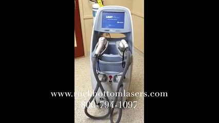 2009 Lumenis Lightsheer Duet with 2013 HS & ET Handpieces Low Pulses Laser For Sale