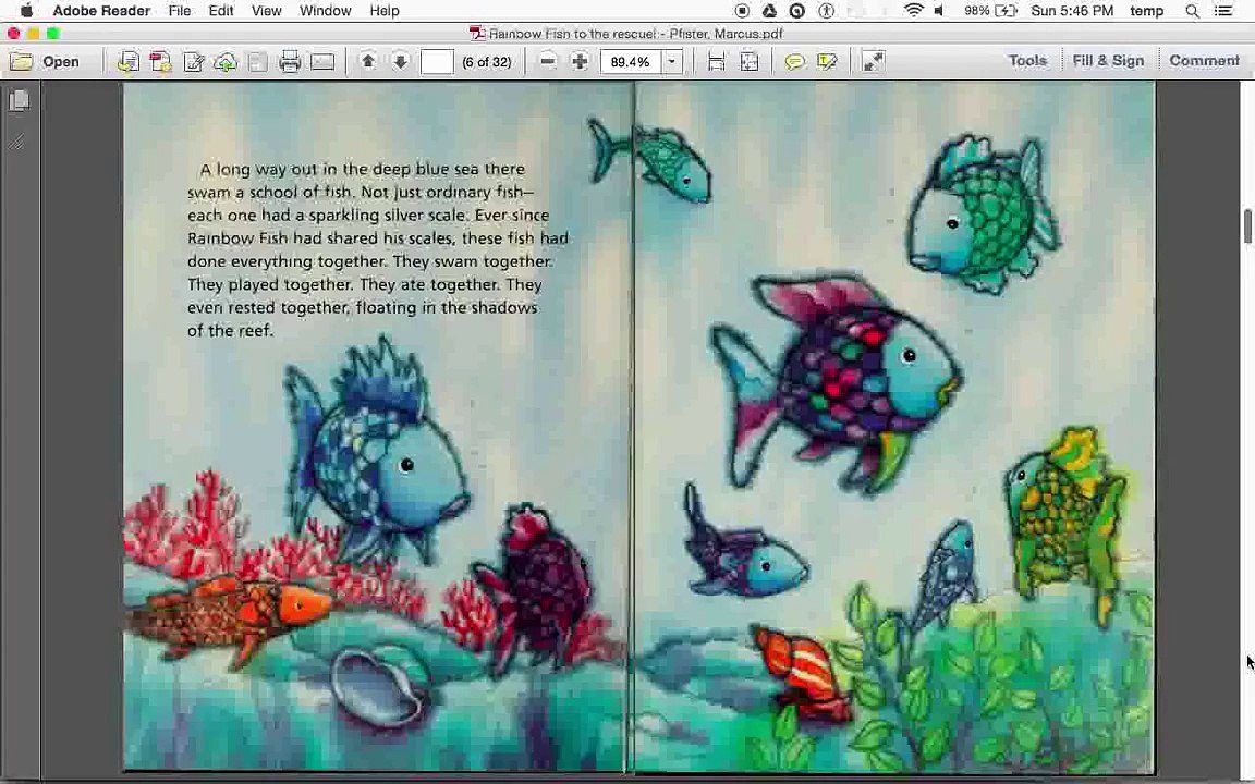Rainbow Fish To the Rescue! (read aloud) video Dailymotion