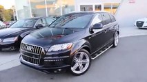 2015 Audi Q7 S Line 333HP Orca Black Metallic   Every Option Available!