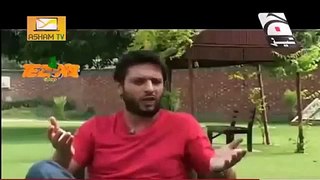 Funny interview of Shahid Afridi
