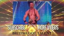 Britain's Got Talent 2015 BGT extra Ant and Dec cop a feel of strongman Daniel's rod!