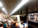 Budapest új Alstom metró ünnepi kipróbálása