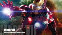 Iron Man armour collection - all 42 suits. Mark 1 to Mark 42