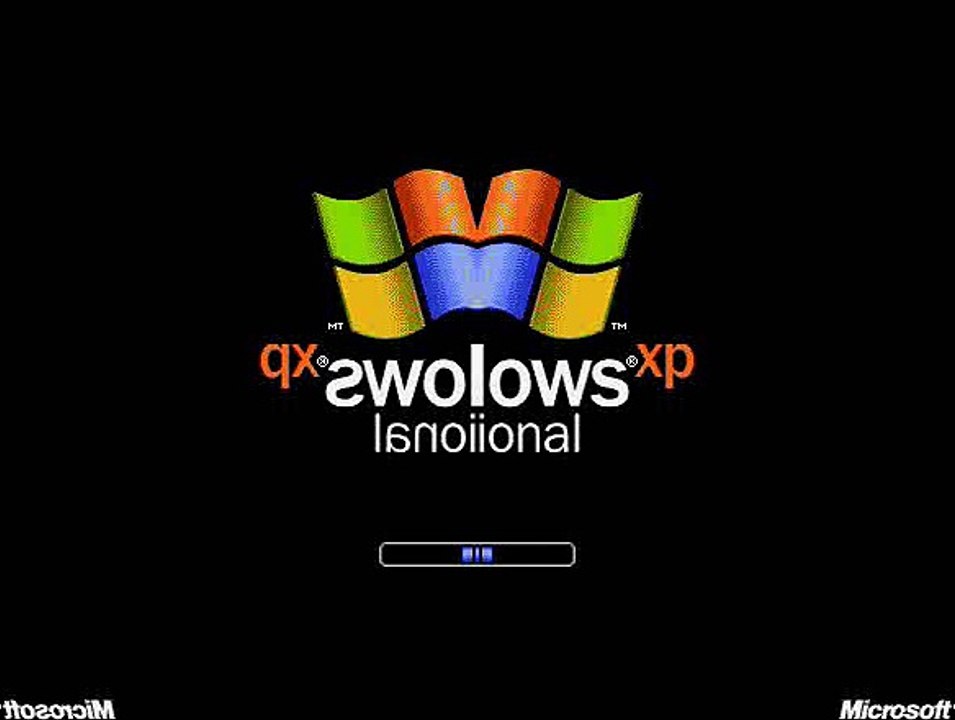 Windows XP Startup Mirror Right