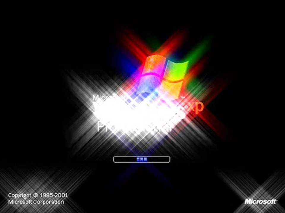 Windows XP Startup Starburst