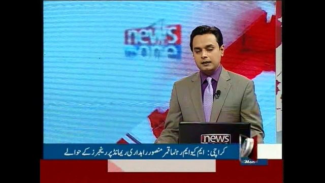 MQM’s Mansoor remanded in Rangers’ custody