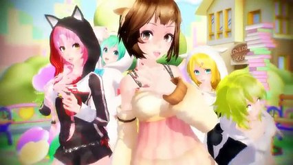 {MMD}~Carry Me Off~{Miku,Meiko,Rin,Gumi,Luka}