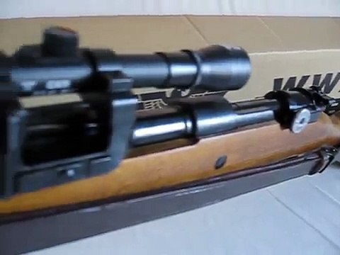 Airsoft Rifle - Tanaka Mauser Kar 98K with Scope & Bayonet