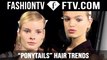 “Ponytails” Hair Trends SpringSummer 2015