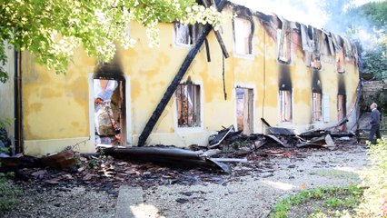 Incendie de la maison de la famille Bic dans le Haut-Doubs