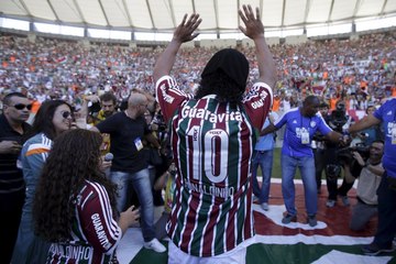 Ronaldinho présenté au Maracana