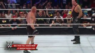 OMG! The Undertaker returns to confront Brock Lesnar WWE Battleground 2015
