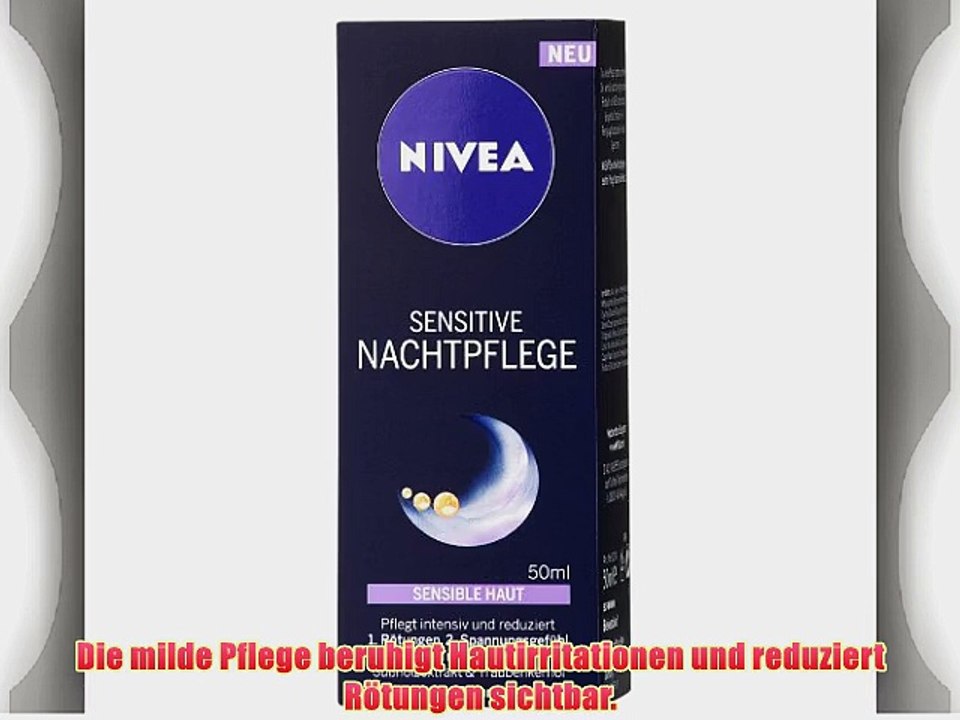 Nivea Sensitive Nachtpflege 3er Pack (3 x 50 ml)