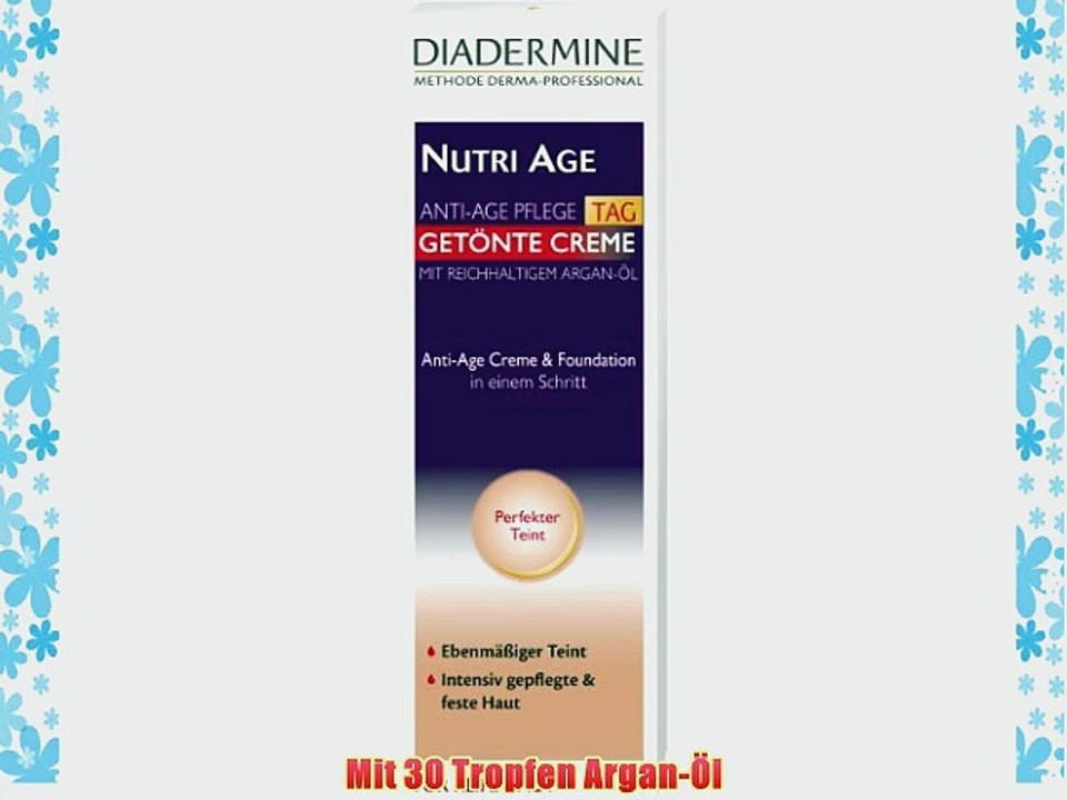 Diadermine Get?nte Creme Nutri Age Anti-Age-Pflege Tag 6er Pack (6 x 50 ml)