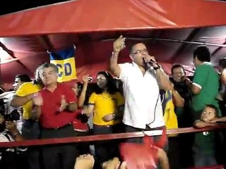Mensaje de Mauricio Funes en Tonacatepeque, Visita 2009