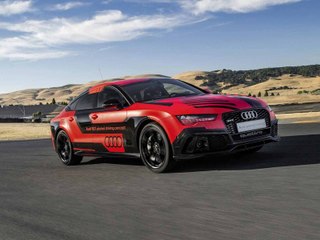L'Audi RS7 à l’action sur le circuit de Sonoma