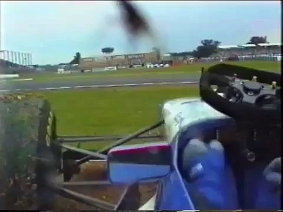 Hill/Schumacher crash in silverstone 1995