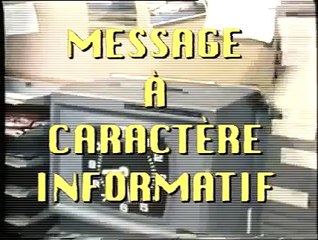 Cartes De Voeux  --- Message à caractère informatif
