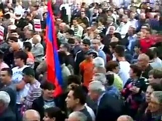 OTV-Thousands Protest Turkey-Armenia Protocols in Yerevan