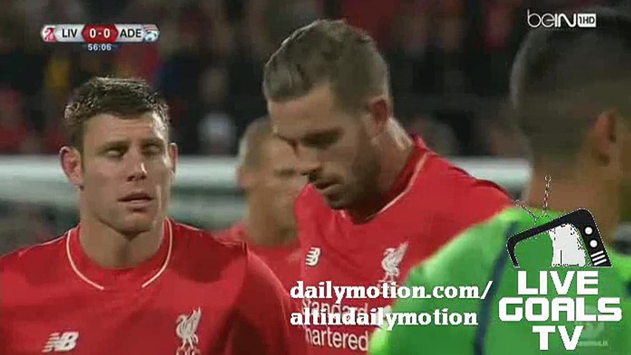 Milner Amazing Free Kick Chance Liverpool 0-0 Adelaide United FC