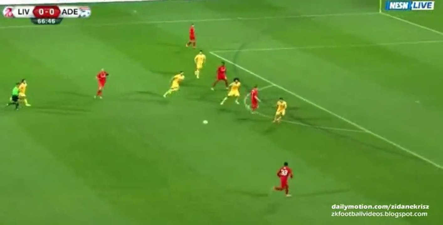 James Milner 1:0 l | Liverpool v. Adelaide United - Friendly match 20.07.2015