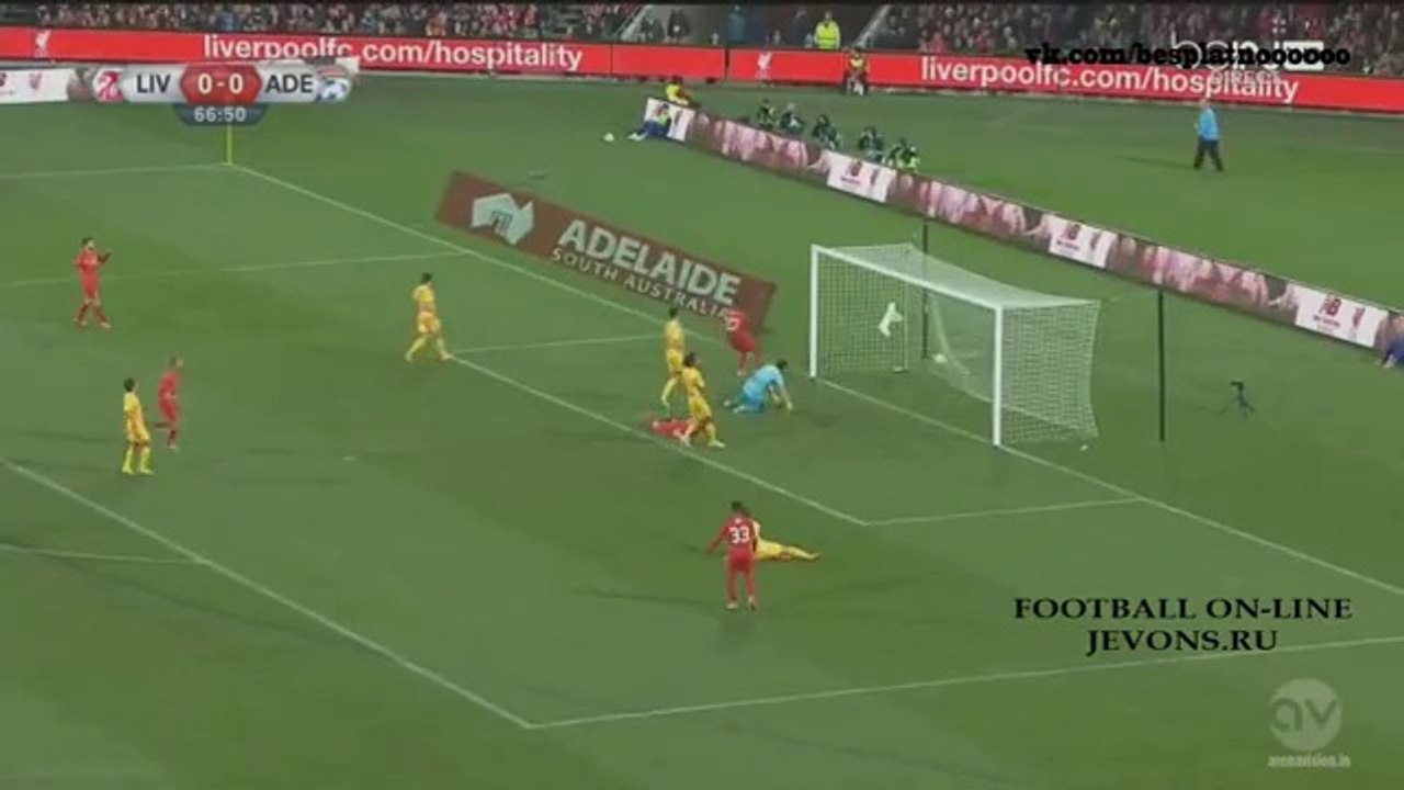 James Milner Goal Liverpool 1 - 0 Adelaide United 20/07/2015