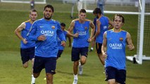 FC Barcelona training sessions: First training session in United States