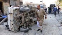 Dramatic Footage - Aftermath of Barrel Bombs in Aleppo