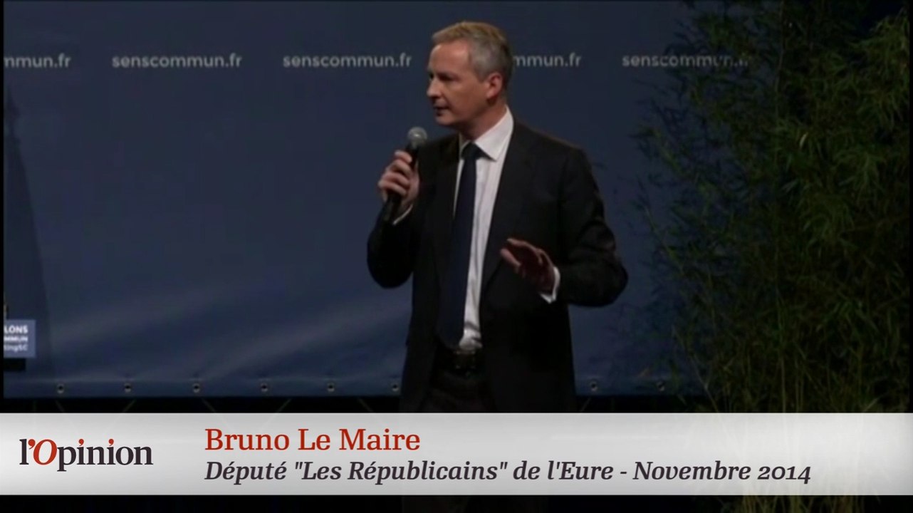 Quand Bruno Le Maire pointe l'inconstance de Nicolas Sarkozy