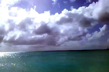 Plane Landing on Maho Beach, St.Lucia (Airplane Beach)