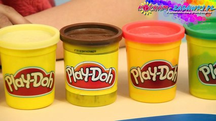 Zabawy z Play-Doh! - Teddy Bear / Misiek - Tuby z Ciastoliną