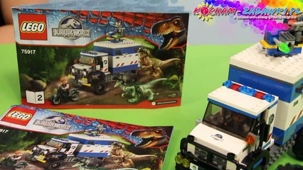 Raptor Rampage / Szaleństwo Raptora - Lego Jurassic World - 75917 - Recenzja