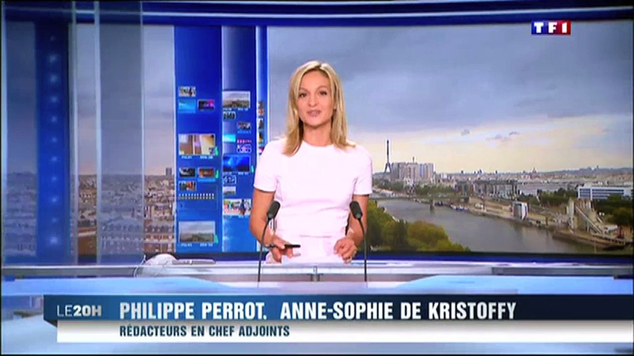 Un nouveau plateau provisoire pour le JT de TF1