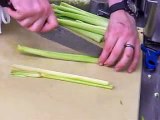 Peeling and Dicing Celery